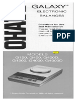 Ohus g4000 Manual