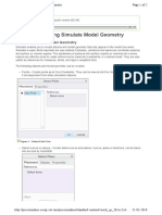 Defining Simulate Model Geometry