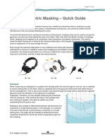 Audiology Masking