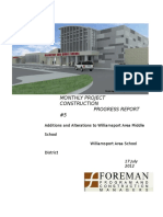 Construction Progress Report Template