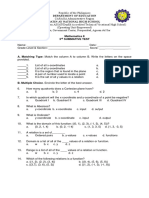 G-8 3rd Summative Test