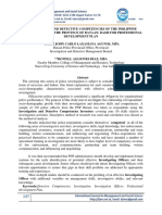 Investigation and Detective Competencies of The Philippine National Police in The Province of Bataan: Basis For Professional Development Plan