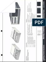 Berkey Colortran Lighting Control System 2.4 KW Dimmer Pack Spec Sheet 1973