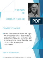 El Comunitarismo de Taylor