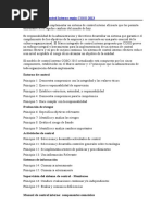 17 Principios de Control Interno Según COSO 2013