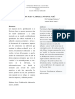 Impacto de La Globalizacion en El Perú