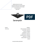 Cadena Epidemiológica Del Sarampión