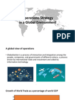 Operations Strategy in A Global Environment