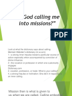 Is God Calling Me Into Missions?