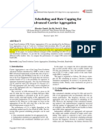 Downlink Scheduling and Rate Capping For LTE-Advanced Carrier Aggregation