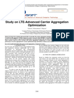 Study On LTE-Advanced Carrier Aggregation