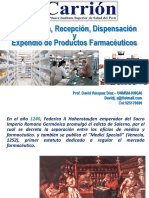 Expendio - Clase 01-Adquisición, Recepción, Dispensación y Expendio