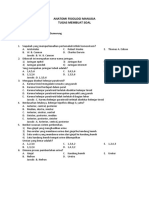 Anatomi Fisiologi Manusia (Soal)