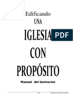 Iglesia Con Proposito - Instructor