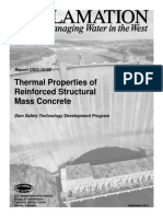 USBR DSO-12-02 Thermal Properties of Reinforced Mass Concrete