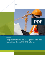 Implementation of ISO 45001 and The Transition From OHSAS 18001