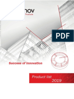 Product List: Success of Innovation