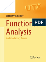 Functional Analysis ( Sergei Ovchinnikov) PDF