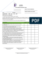 COT RPMS TI III Inter Observer Agreement Form