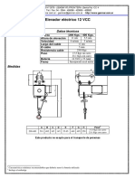 Elevador Electrico 12 VCC