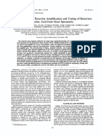 Nucleic: Polymerase Chain Reaction Amplification Acid From Stool Specimens