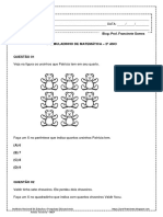 1º Simuladinho de Matemática - 2º Ano PDF