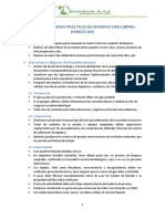 Manual de Buenas Pràcticas de Manufactura