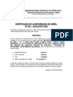 001-CERT. CONFORMIDAD OBRA Mz-48, Lt-7, Santa Cruz Flores Letaniel Anival y Padilla Tuesta Margarita