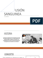 Transfusión Sanguinea 