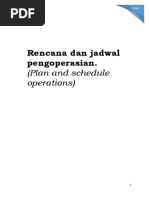 (Plan and Schedule Operation)