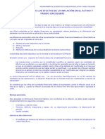 Resumen - Reconocimiento de Los Efectos de La Inflación en El Activo y Pasivo Circulante