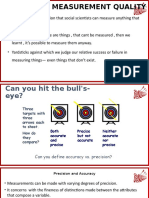 Criteria of Measurement Quality