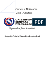 Actuación Notarial Administrativa y Judicial - Trabajo Práctico #1