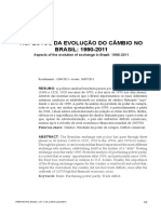 Aspectos Da Evolução Do Câmbio No Brasil