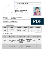 Educational Qualification:: Curriculum Vitae