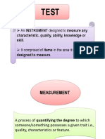 Let Review - 1 - Assessment - Introduction of Assessment and Evaluation As Well As Their Characteristics