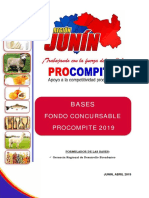 Bases Fondo Consursable PROCOMPITE 2019