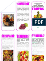 Triptico de La Fruta