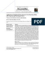 Application of Snakehead Fish To Increase Liver Function of Rats After Experiencing Physiological Stress