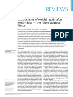 Mechanisms of Weight Regain After Weight Loss - The Role of Adipose Tissue