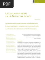 2006 Dillon La Educación Rural en La Argentina de Hoy