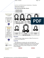 Inspection and Maintenance Guidelines - Shackles