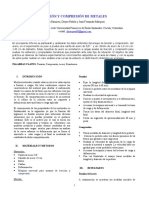 Artículo Científico Compresión y Tensión de Metales