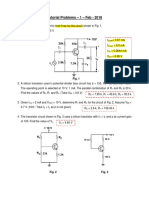 Tutorial Problems - 1 - Feb - 2018