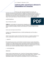 Abogados No Requieren Poder Especial para Subsanar La Inadmisibilidad de La Demanda