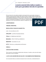 Aviso de Convocatoria Notarial Debe Indicar Nombre y Dirección Del Notario para Garantizar Derecho de Oposición