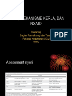 Nyeri, Mekanisme Kerja, Dan Nsaid: Rustamaji Bagian Farmakologi Dan Terapi Fakultas Kedokteran UGM 2015