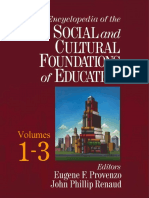 Encyclopedia of The Social and Cultural Foundations of Education PDF