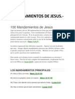 Mandamientos de Jesus