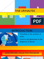 Routine Urinalysis: By: Jonson S.Cabasan, RMT, Mls (Ascpi)